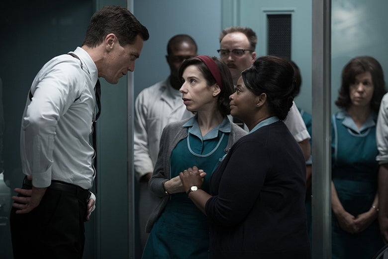 Michael Shannon, Sally Hawkins, and Octavia Spencer